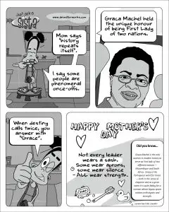 Just Ask A Sista comic strip on mothers by AnimatorWorks