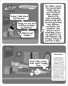 Just Ask A Sista comic strip on basic freedoms by AnimatorWorks