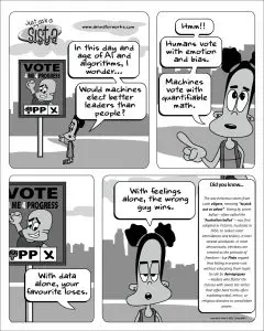 Just Ask A Sista comic strip on how people vote by AnimatorWorks